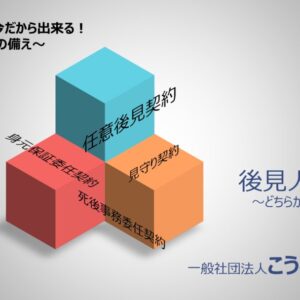 終活勉強会／後見人と保証人＆遺言と死後事務の違い